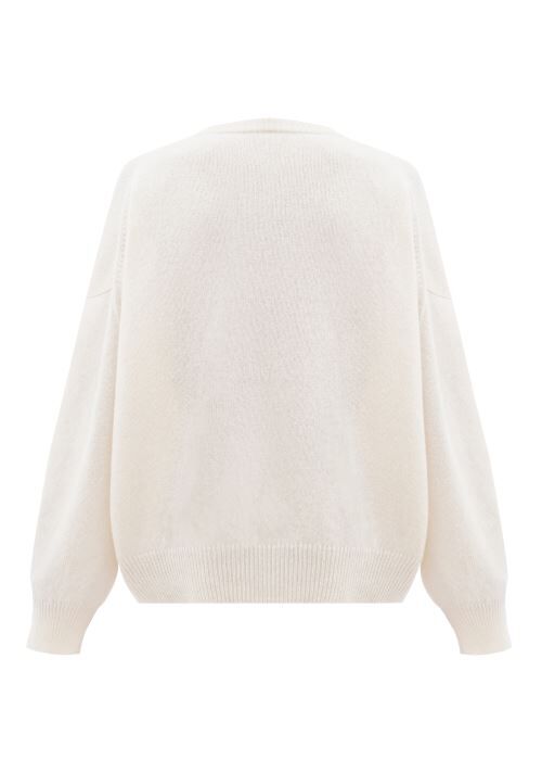 Sweater with Angel in Milk