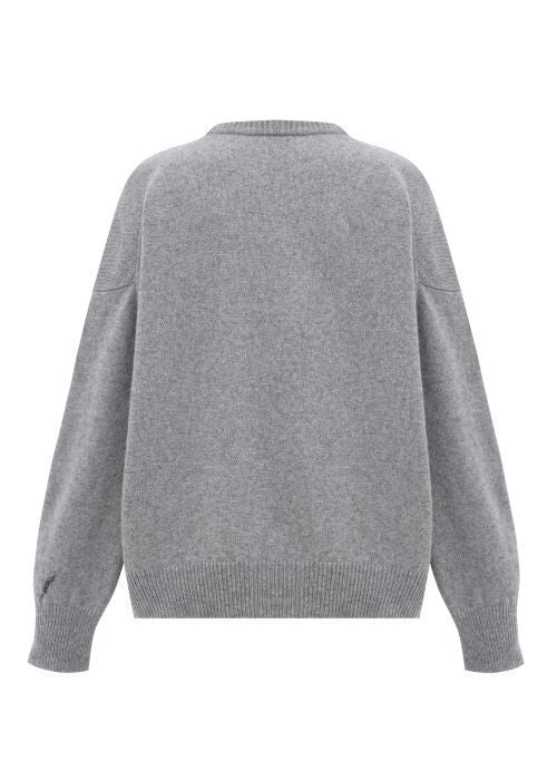 Sweater with Angel in Grey